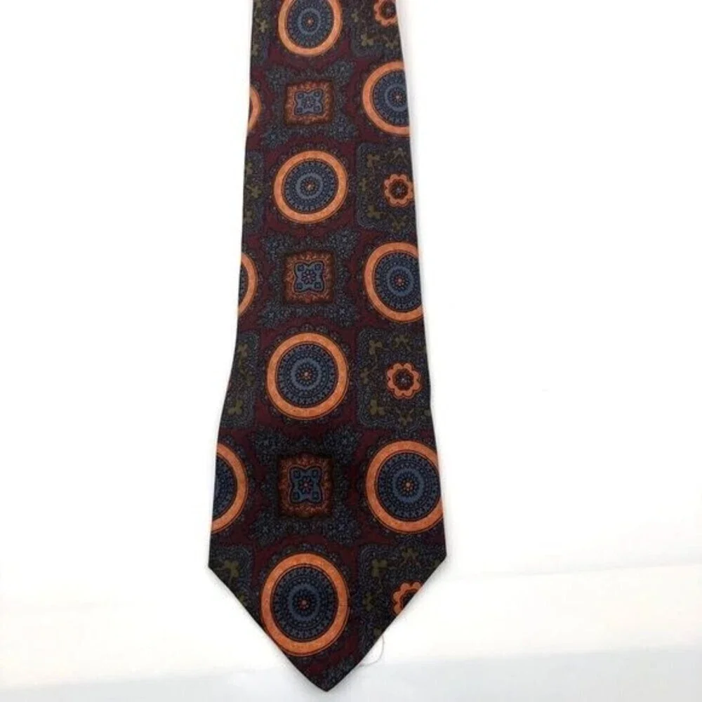 Yves Saint Laurent Vintage Artdeco Tie 100% Silk
